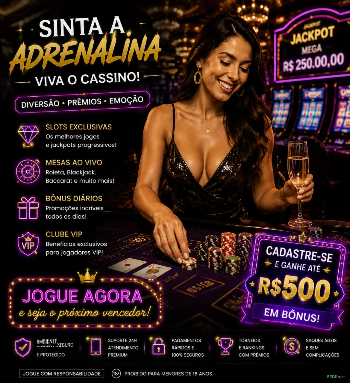 Pagamentos 6655bet PIX